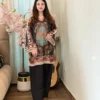 2 Pcs Women's Stitched Swiss Lawn Printed Co-Ord Set