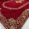 3 Pcs Women's Stitched Shamoz Silk Sequins Embroidered Suit