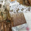 Brown Printed Lawn 3Pcs Women Suit Set
