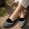 Elegant Black Flat Mules for Women
